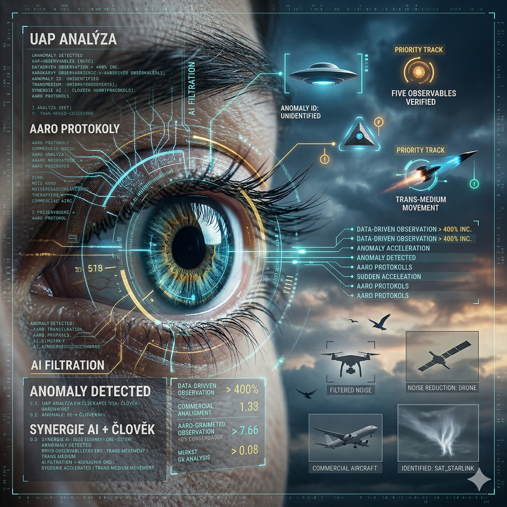 Přečtete si více ze článku AI jako lovec anomálií a miliony z daní: Výzkum UAP vstupuje do nové éry
